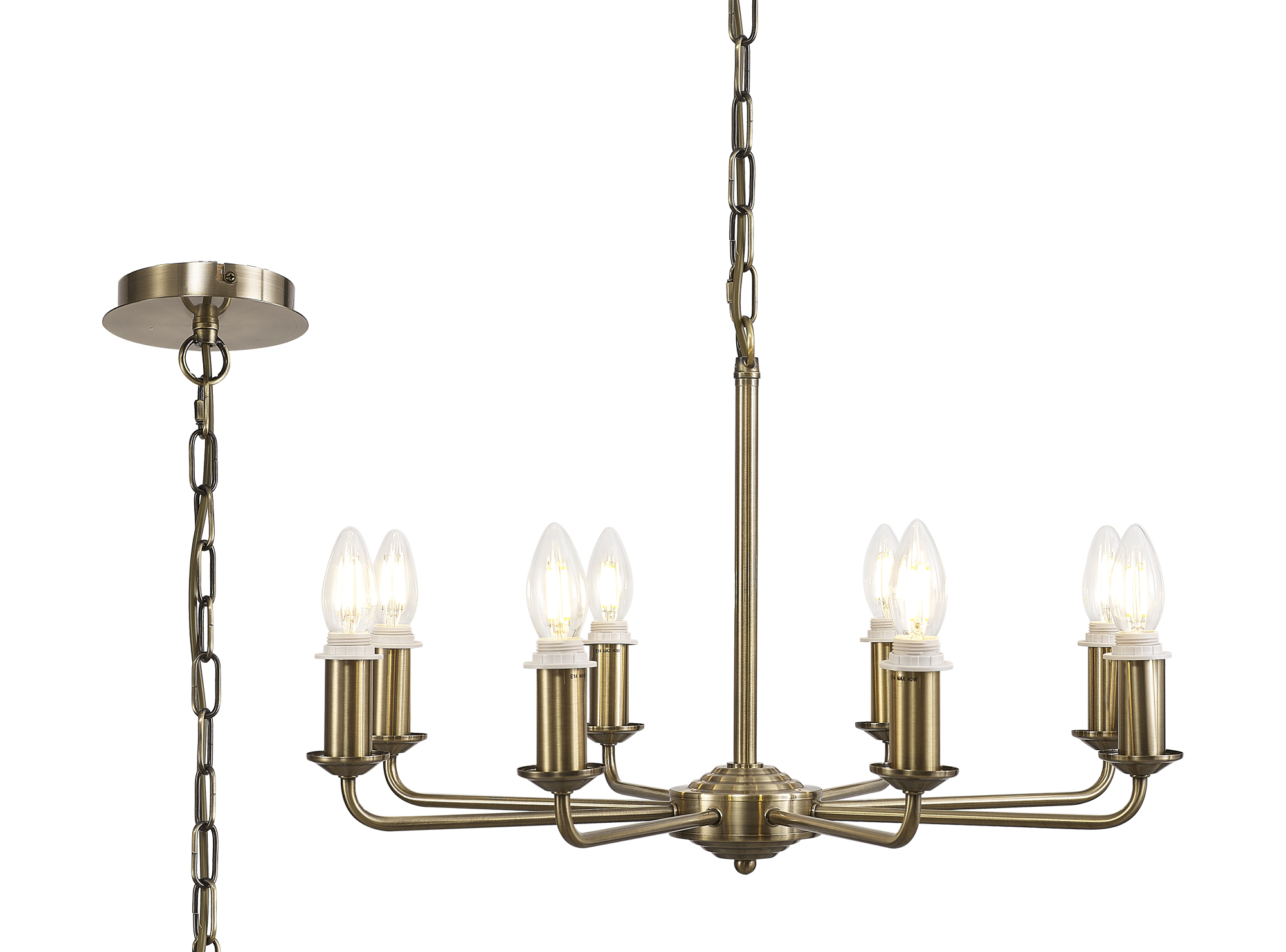 Banyan AB Ceiling Lights Deco Multi Arm Fittings